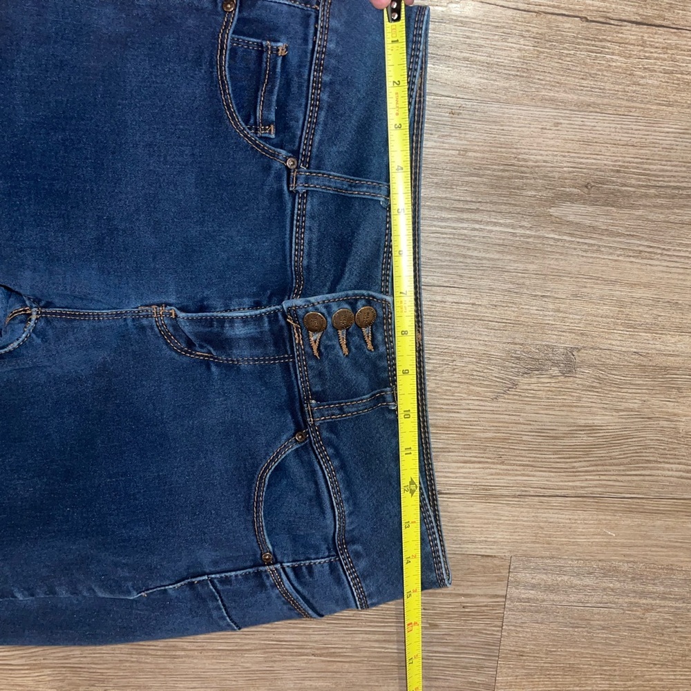 Wax Jeans Push Up Collection Rolled Ankle Size 9 - Picture 11 of 13